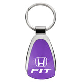 Honda Fit Keychain & Keyring - Purple Teardrop (KCPUR.FIT)