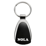 I Love Nola Logo Keychain & Keyring - Black Teardrop (KCK.NOLA)
