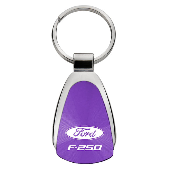 Ford F-250 Keychain & Keyring - Purple Teardrop (KCPUR.F25)