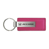 Honda Accord Keychain & Keyring - Pink Premium Leather (KC1545.ACC)