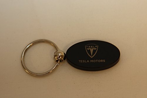 Tesla Keychain & Keyring - Black Oval (KC1340.TESLA.BLK)
