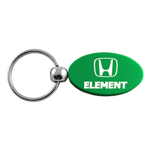 Honda Element Keychain & Keyring - Green Oval (KC1340.ELE.GRN)
