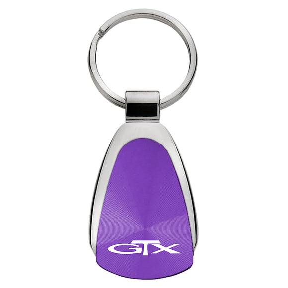 Plymouth GTX Keychain & Keyring - Purple Teardrop (KCPUR.GTX)