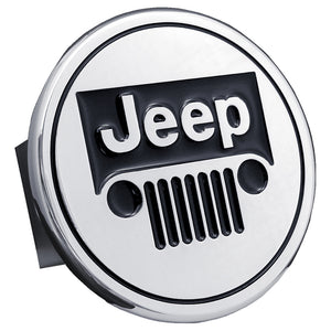 Jeep Chrome Trailer Hitch Plug (T.JEE.C)