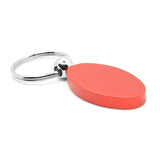 Ford Mustang Tri-Bar Keychain & Keyring - Red Oval (KC1340.MUSTB.RED)