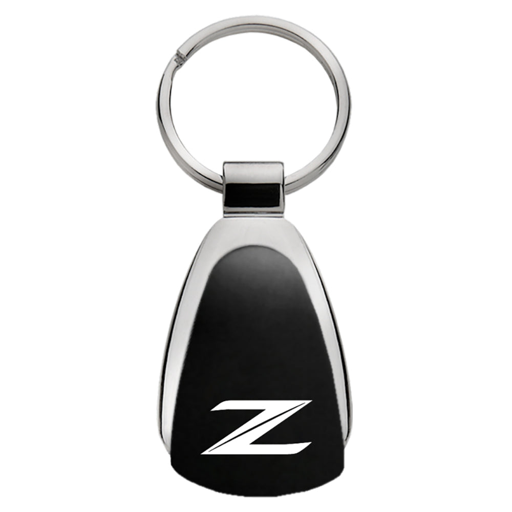 Nissan Frontier Black Tear Drop Key Chain