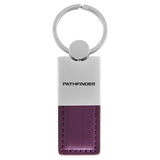 Nissan Pathfinder Keychain & Keyring - Duo Premium Purple Leather (KC1740.PAT.PUR)