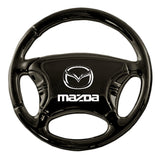 Mazda Keychain & Keyring - Black Steering Wheel (KC3019.MAZ)