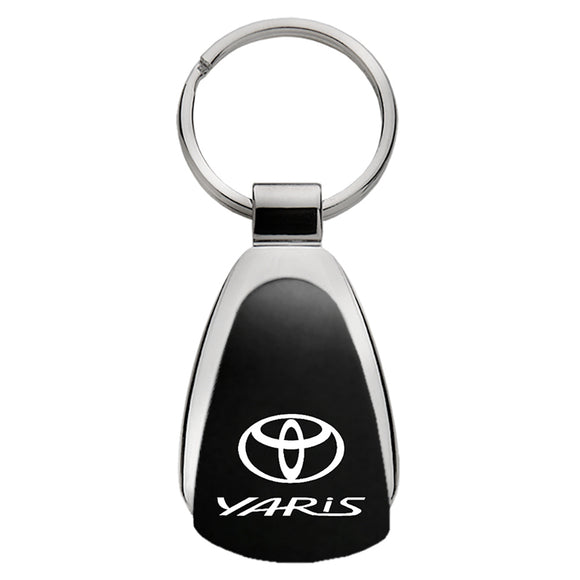 Toyota Yaris Keychain & Keyring - Black Teardrop (KCK.YAR)