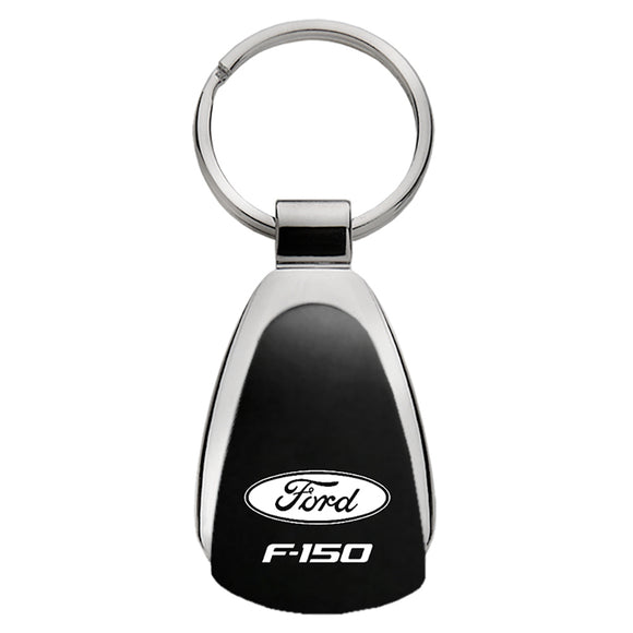 Ford Super Duty F-150 Keychain & Keyring - Black Teardrop (KCK.F15)