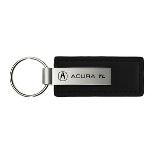 Acura TL Keychain & Keyring - Premium Black Leather (KC1540.ATL)