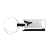 Ford Keychain & Keyring - Rectangle with Bling White (KC9121.FOR)