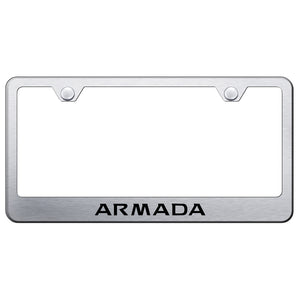 Nissan Armada Brushed License Plate Frame (LF.ARM.ES)