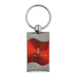 Lincoln Keychain & Keyring - Red Wave (KC3075.LIN.RED)