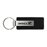 Nissan 350z Keychain & Keyring - Premium Black Leather (KC1540.350)