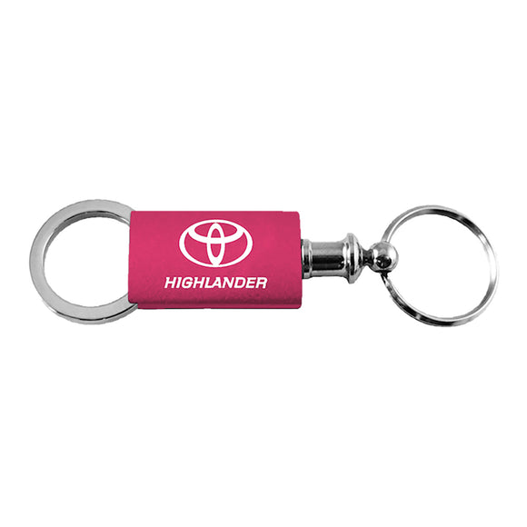 Toyota Highlander Keychain & Keyring - Pink Valet (KC3718.HIL.PNK)