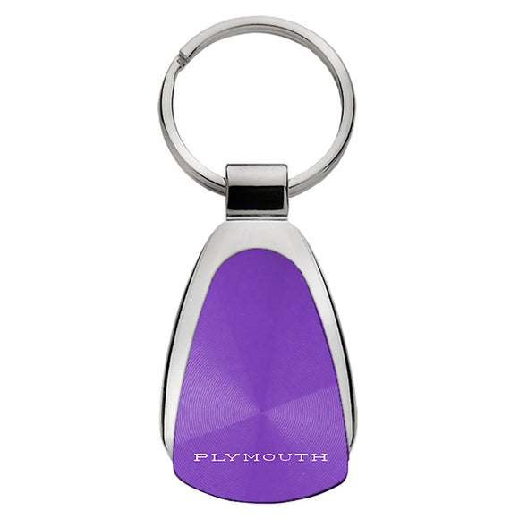 Plymouth Classic Keychain & Keyring - Purple Teardrop (KCPUR.PLYC)