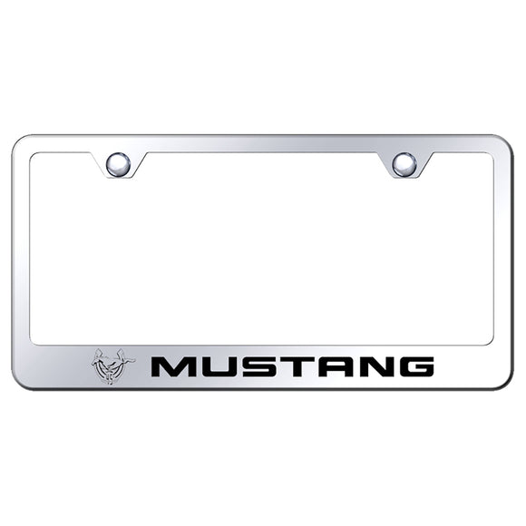Ford Mustang 45th Anniversary Polished Steel License Frame (LF.MUS45.EC)
