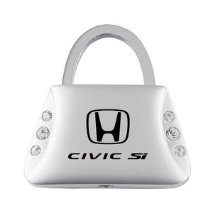 Honda Civic SI Keychain & Keyring - Purse with Bling (KC9120.CSI)