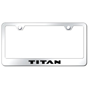 Nissan Titan Mirrored License Plate Frame (LF.TIT.EC)