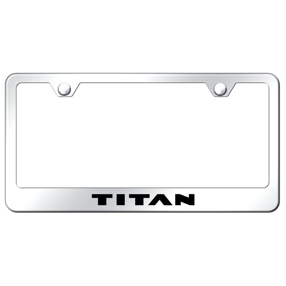 Nissan Titan Mirrored License Plate Frame (LF.TIT.EC)