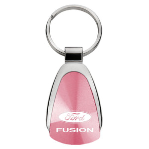 Ford Fusion Keychain & Keyring - Pink Teardrop (KCPNK.FUS)