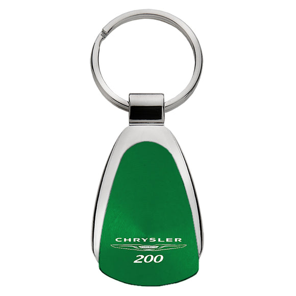 Chrysler 200 Keychain & Keyring - Green Teardrop (KCGR.200)
