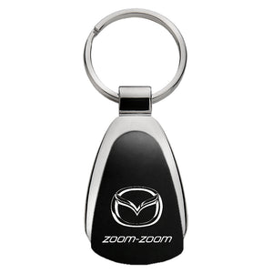 Mazda Zoom Zoom Keychain & Keyring - Black Teardrop (KCK.ZOO)