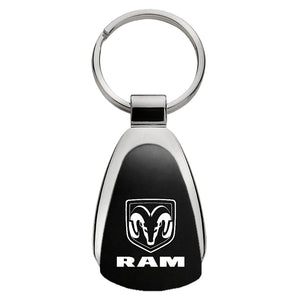 Dodge Ram Keychain & Keyring - Black Teardrop (KCK.RAM)