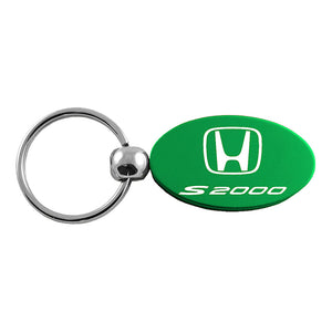 Honda S2000 Keychain & Keyring - Green Oval (KC1340.S20.GRN)