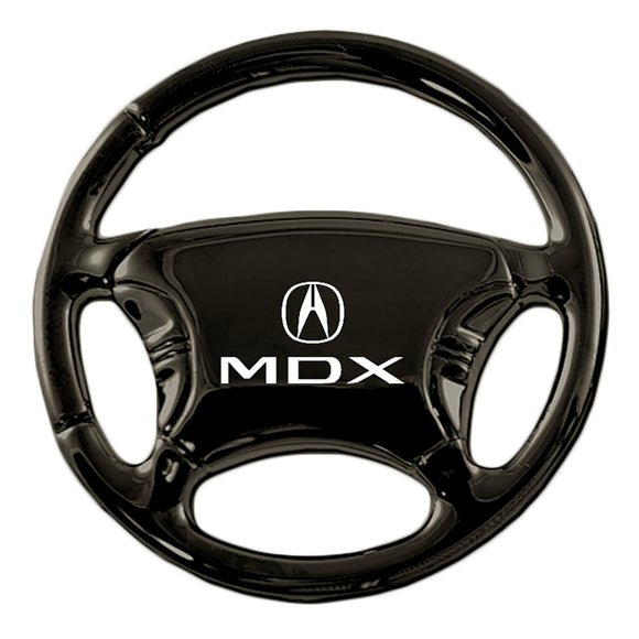 Acura MDX Keychain & Keyring - Black Steering Wheel (KC3019.MDX)