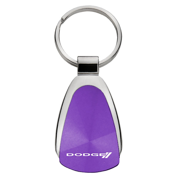 Dodge Stripe Keychain & Keyring - Purple Teardrop (KCPUR.DODS)