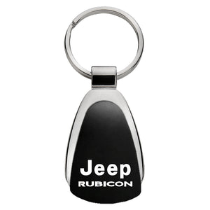 Jeep Rubicon Keychain & Keyring - Black Teardrop (KCK.RUB)