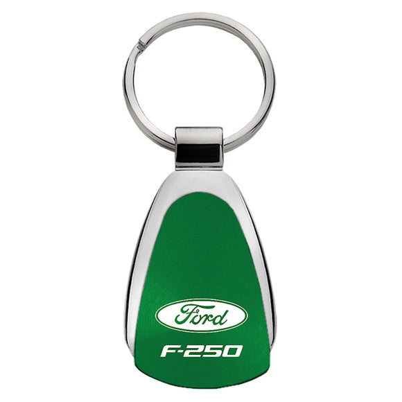 Ford F-250 Keychain & Keyring - Green Teardrop (KCGR.F25)
