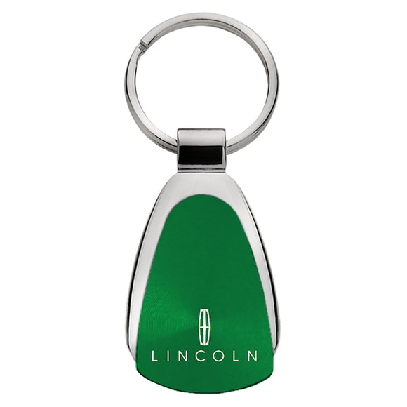 Lincoln Keychain & Keyring - Green Teardrop (KCGR.LIN)