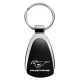 Ford Mustang Keychain & Keyring - Black Teardrop (KCK.MUS)