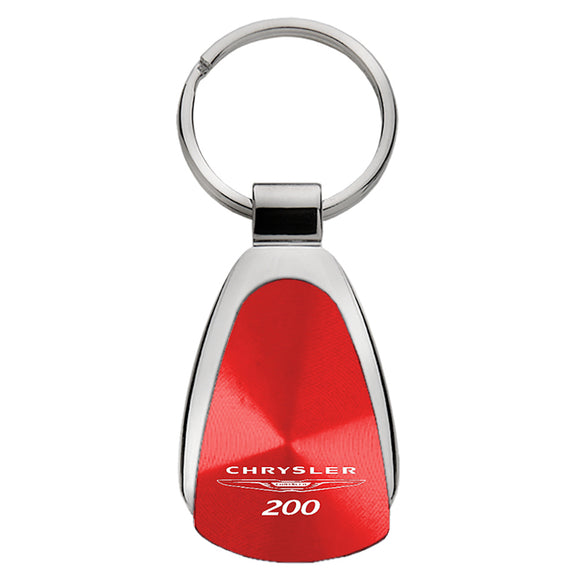 Chrysler 200 Keychain & Keyring - Red Teardrop (KCRED.200)