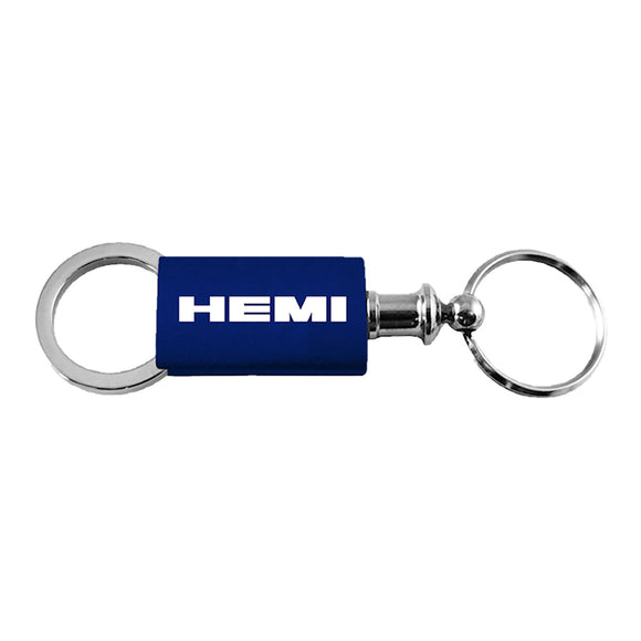 Dodge Hemi Keychain & Keyring - Navy Valet (KC3718.HEM.NVY)