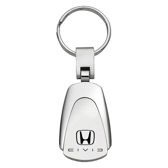 Honda Civic Reversed C Keychain & Keyring - Teardrop (KC3.CIVC)