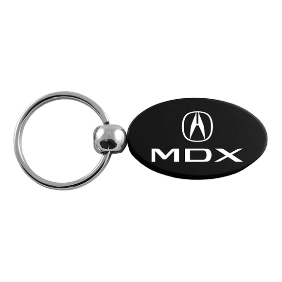 Acura MDX Keychain & Keyring - Black Oval (KC1340.MDX.BLK)