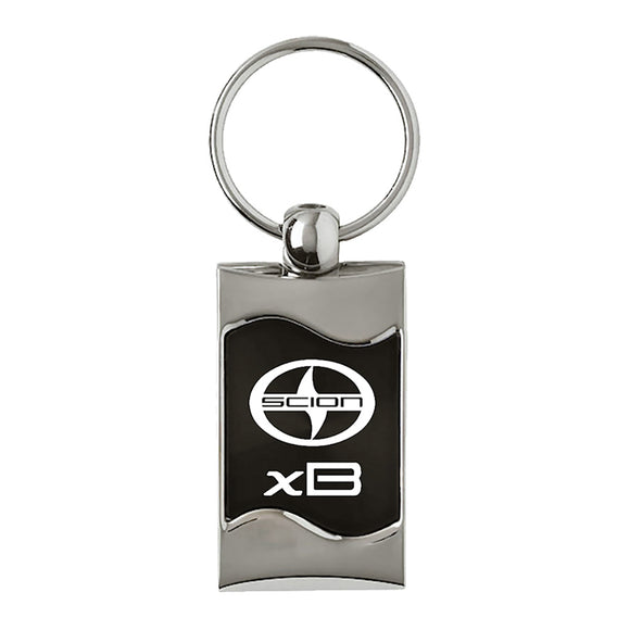 Scion xB Keychain & Keyring - Black Wave (KC3075.SXB.BLK)