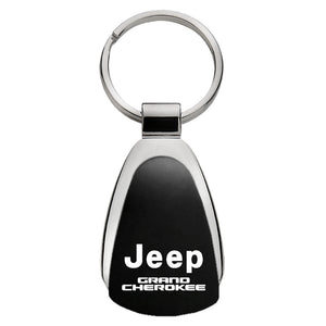Jeep Grand Cherokee Keychain & Keyring - Black Teardrop (KCK.GRA)