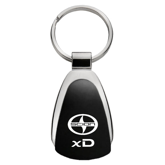 Scion xD Keychain & Keyring - Black Teardrop (KCK.SXD)