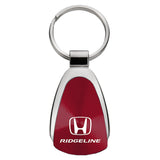 Honda Ridgeline Keychain & Keyring - Burgundy Teardrop (KCBUR.RID)