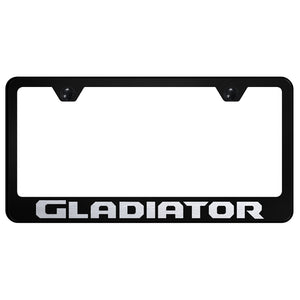 Jeep Gladiator Stainless Steel Frame - Laser Etched Black (LF.GLAD.EB)