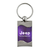 Jeep Wrangler Keychain & Keyring - Purple Wave (KC3075.WRA.PUR)