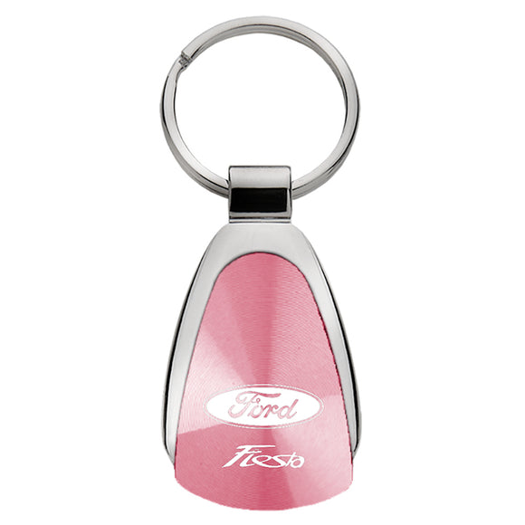 Ford Fiesta Keychain & Keyring - Pink Teardrop (KCPNK.FIE)