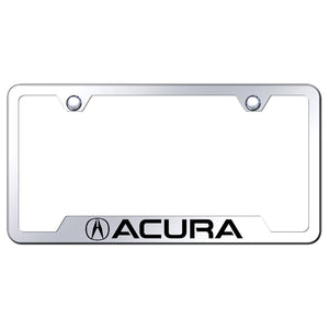 Acura License Plate Frame - Laser Etched Cut-Out Frame - Stainless Steel (GF.ACU.EC)