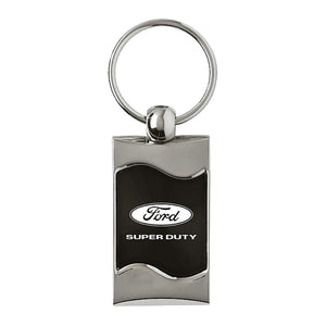 Ford Super Duty Keychain & Keyring - Black Wave (KC3075.DTY.BLK)