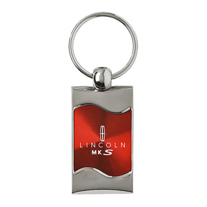 Lincoln MKS Keychain & Keyring - Red Wave (KC3075.MKS.RED)